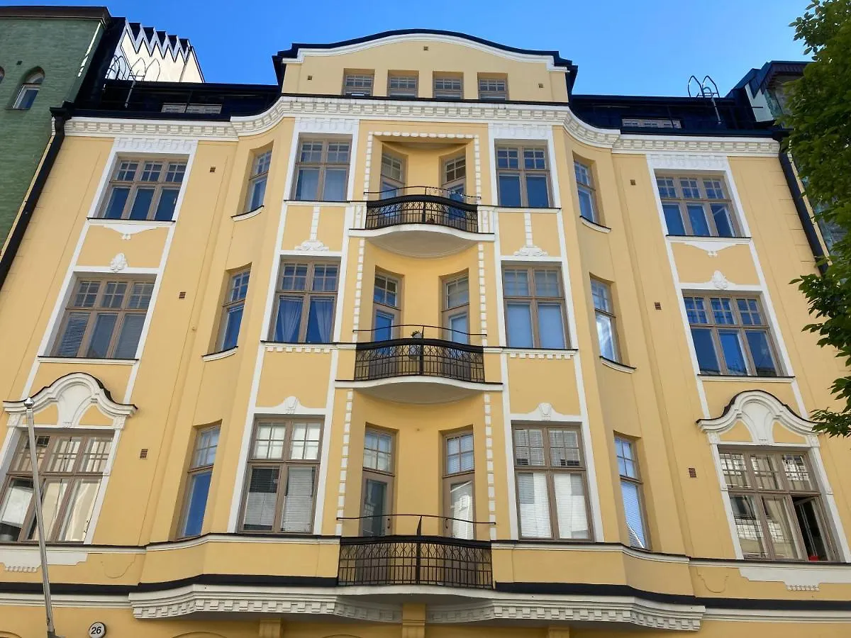 Apartment Yellow Tower In Design District Helsinki, 1 Bedroom Apartment, Top Floor